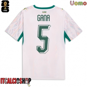 Senegal Idrissa Gueye #5 Prima Maglia Mondiali 2026 Manica Corta